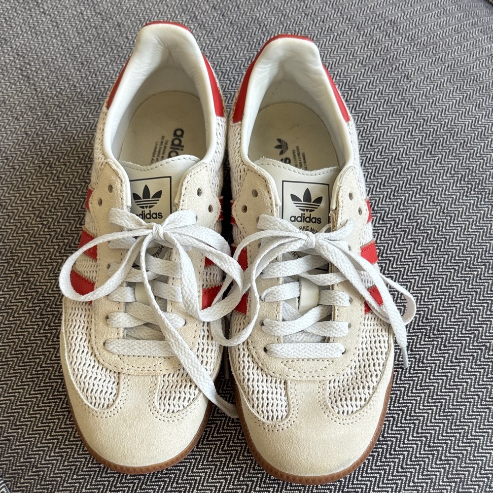 ADIDAS Samba OG suede trimmed sneakers